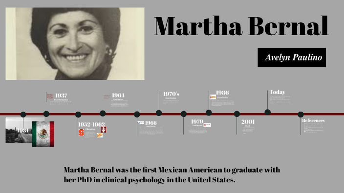 Dr. Martha Bernal